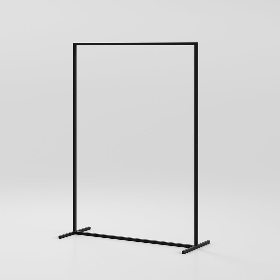 Black rail, Powder coated steel, 130 cm