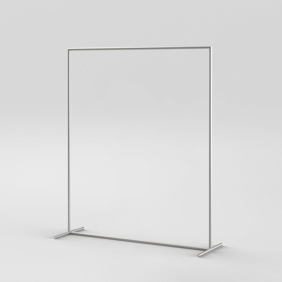 White rail, Stainless steel, 150 cm